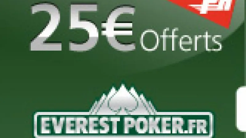 25€ offerts sur Everest