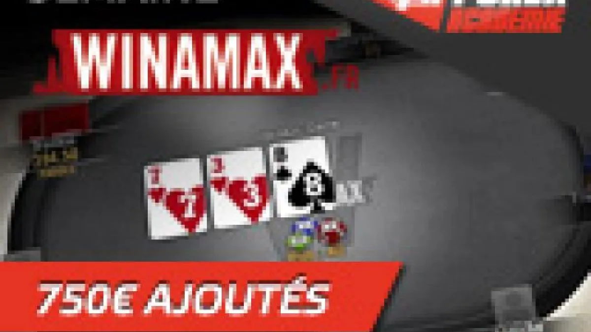Finale Semaine PA sur Winamax - 450 € ajoutés