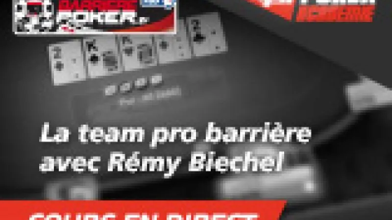 Cours en Direct avec Remy Biechel (Team Pro Barriere)