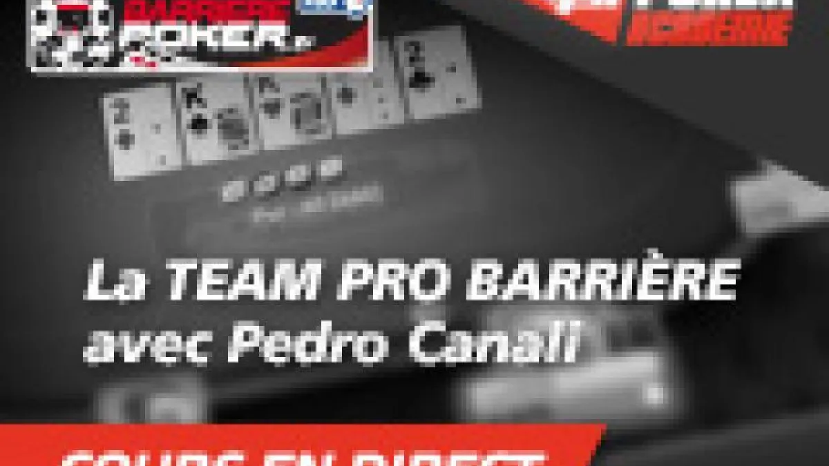 Cours en Direct avec Pedro Canali (Team Barriere)