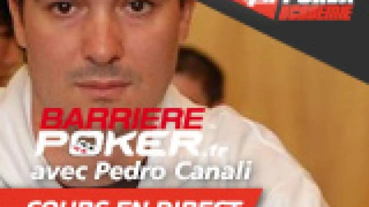 Cours en direct avec Pedro Canali sur Barrierepoker.fr