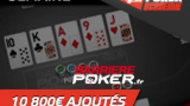 Barrière Freeroll 100€ ajoutés #1
