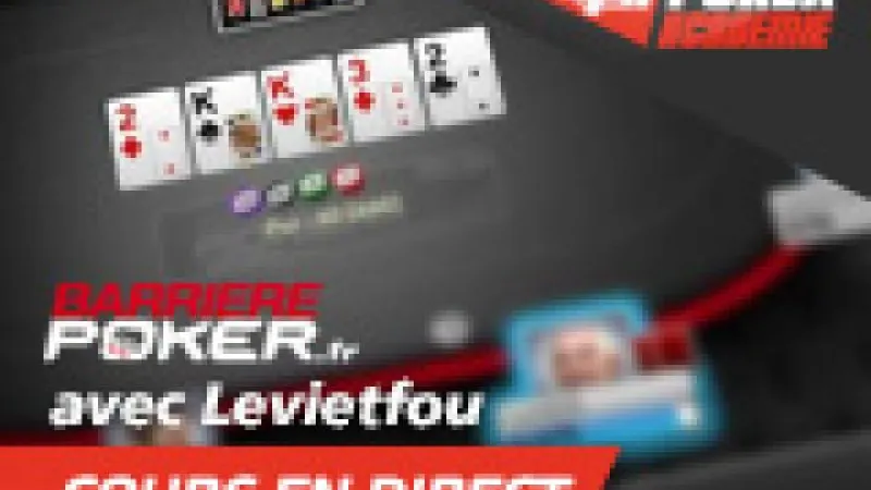Cours de Poker en Tournois avec Levietfou!