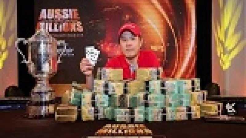 Aussie Million: Mervin Chan vainqueur du Main Event, Patrick Antonius 3ème
