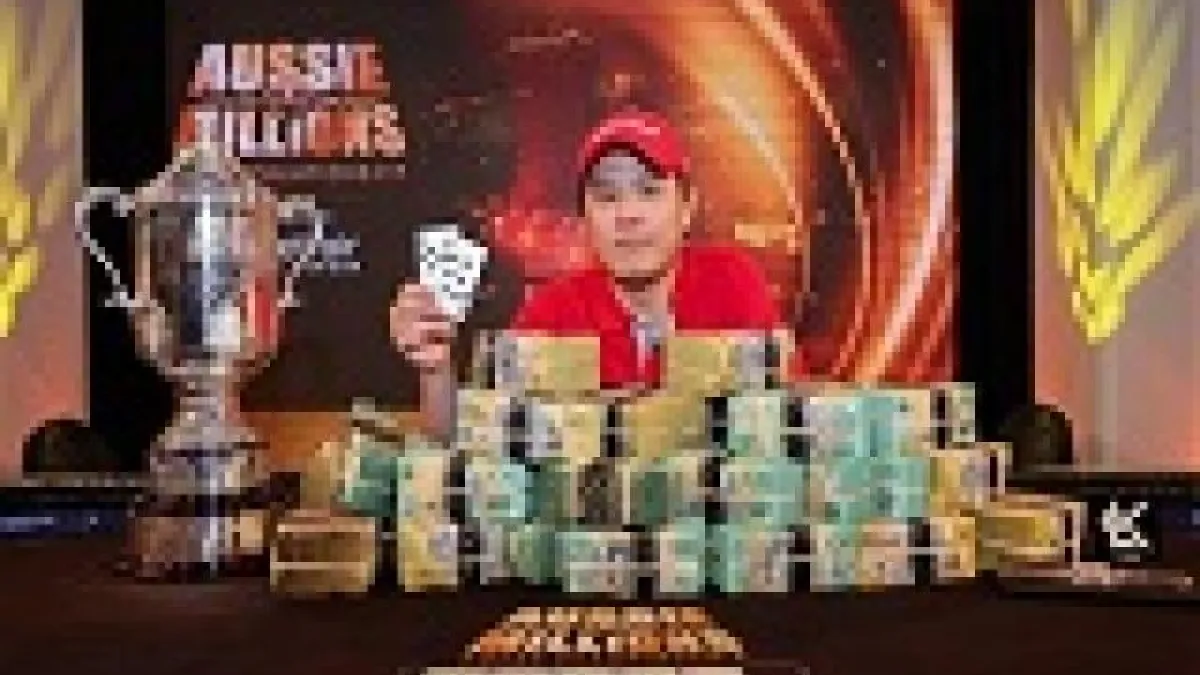 Aussie Million: Mervin Chan vainqueur du Main Event, Patrick Antonius 3ème