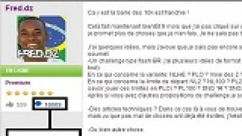 10 000 posts atteints pour Fred.Dz