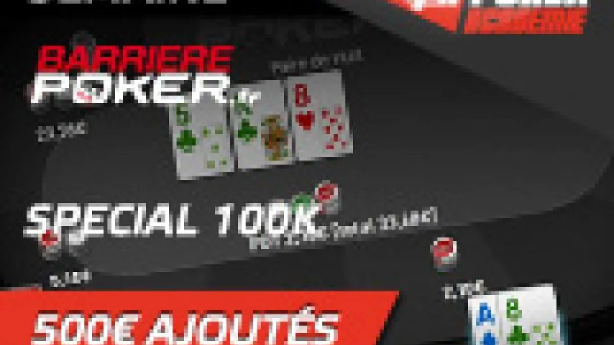 Poker Académie Spécial 100K Barrière #2
