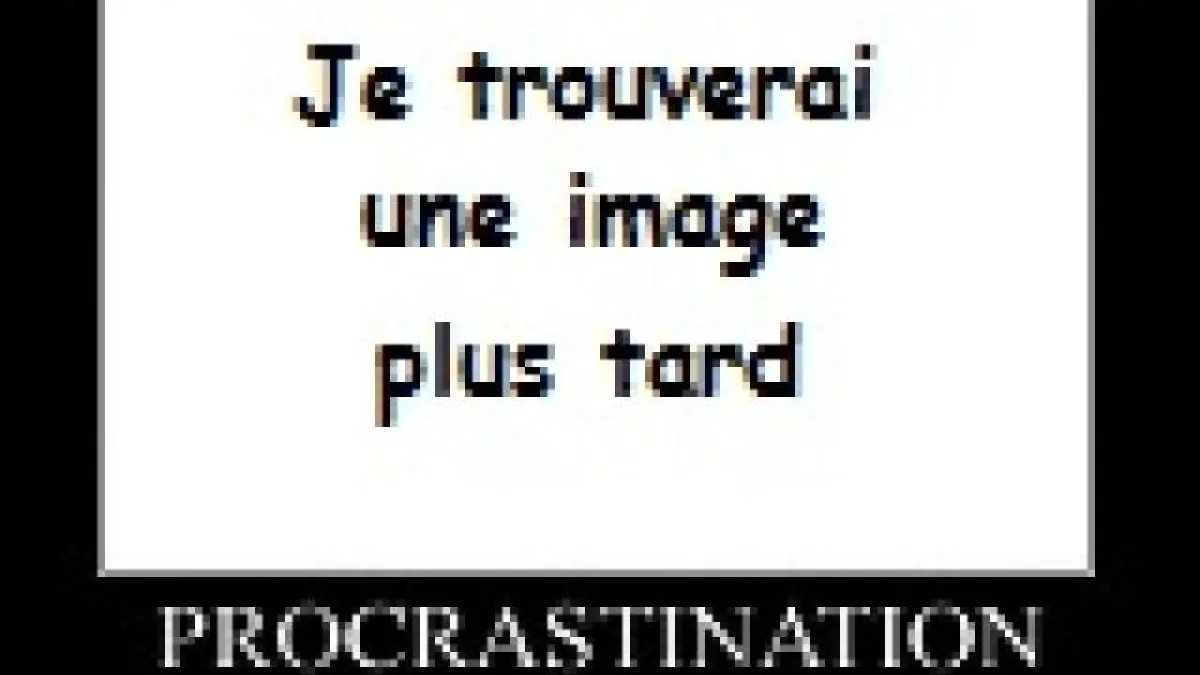 Poker et procrastination