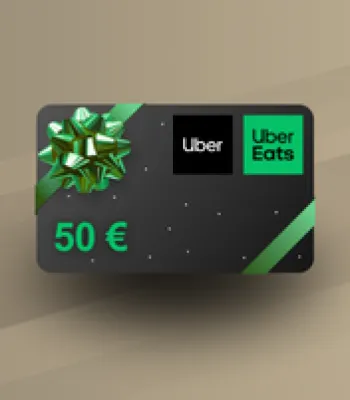 Carte-cadeau Uber 50 €
