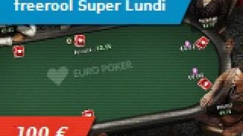 Freeroll Super Lundi Podium - 100€ ajoutés