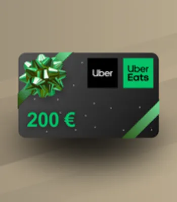 Carte-cadeau Uber 200 €