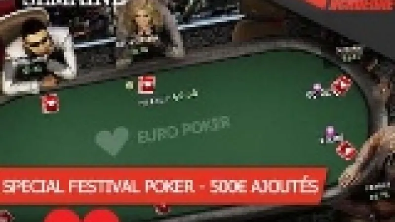 PokerAc SuperMonday2 2€ rebuy sur EuroPoker - 150€ ajoutés