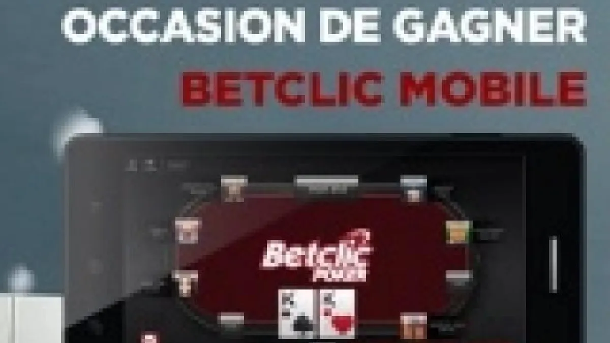 Betclic Poker lance son application mobile