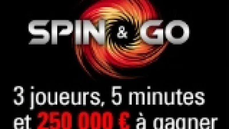 Spin&Go de PokerStars : La cagnotte passe à 250.000€ !!