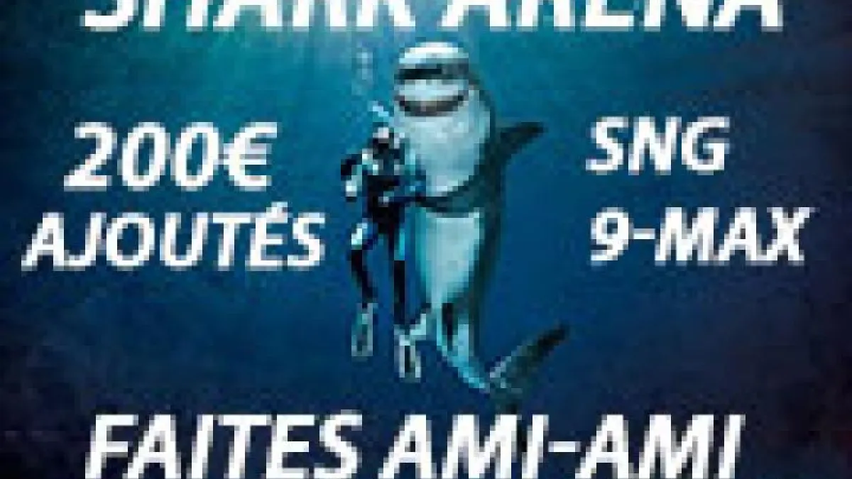 Shark Arena : Affrontez les coachs en SNG sur Winamax (200€ ajoutés) !!