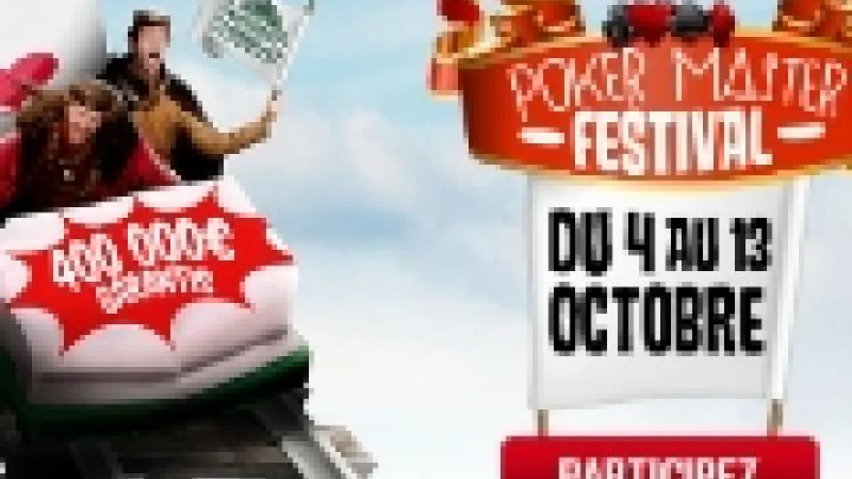 Le Poker Master Festival fait son retour du 4 au 13 octobre 