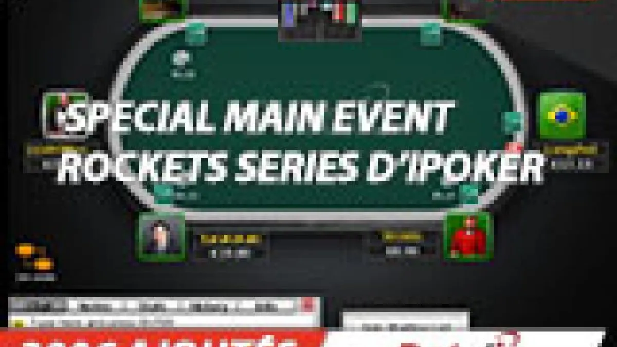 Satellite (1€) pour le Main Event des Rockets - 300€ ajoutés