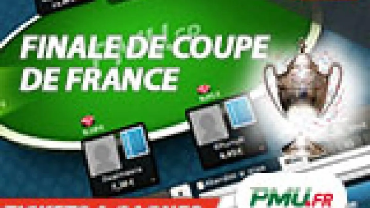Finale de Coupe de France : 2 places à gagner sur PMU Poker