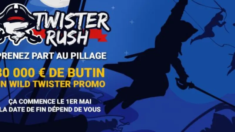 Twister Rush sur Betclic : 30.000€ à se partager en mai