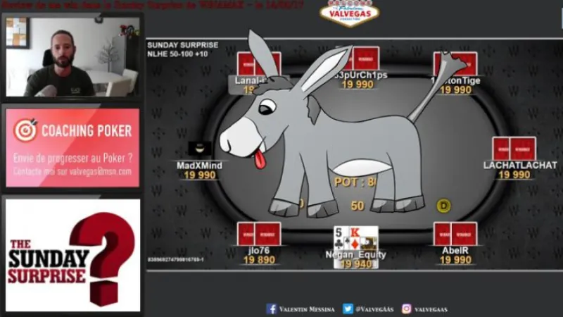 Victoire de Valvegas sur le Sunday Surprise : Comment aborder les "donkament" à petits buy-in ?