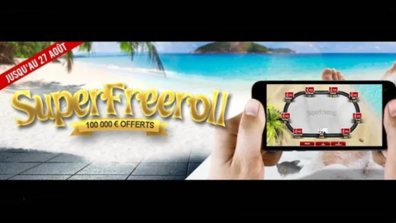 Winamax relance son freeroll à 100.000€ pour cet été 