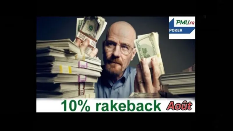 Promotion extracash : gagnez jusqu'à 600€ sur PMU Poker en août !