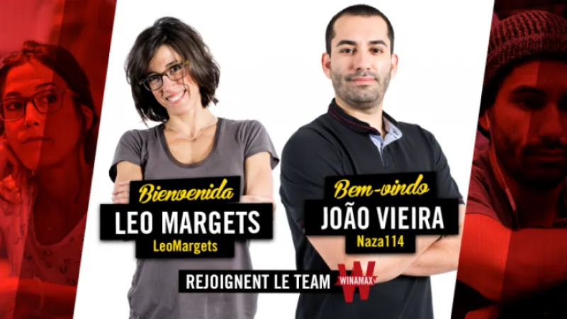A la conquête du .Eu : Leo Margets et Joao Vieira signent chez Winamax 