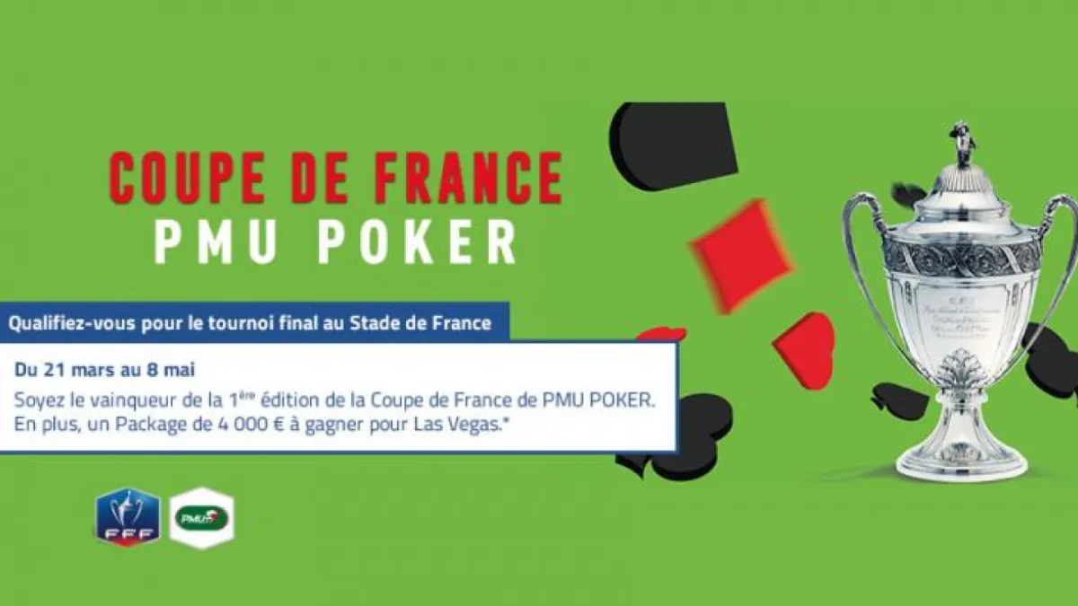 Coupe de France PMU Poker : Gagnez un package WSOP de 4000€