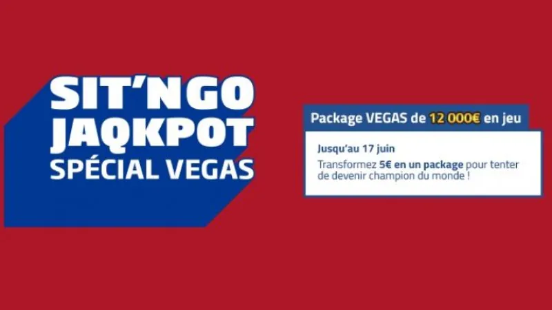 SNG JAQKPOT : PMU Poker vous envoie au Main Event des WSOP !