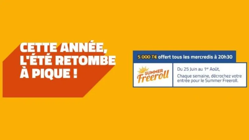 Summer freerool sur PMU : 20.000€ de tickets tournoi à gagner en juillet !