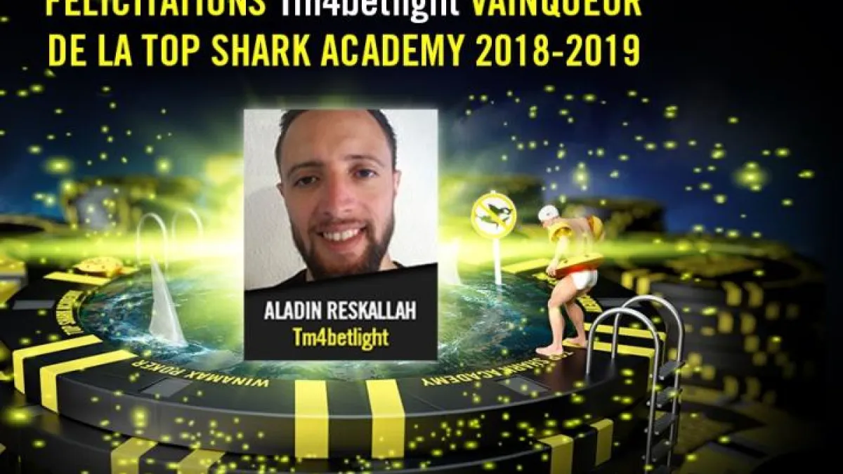 Aladin "Tm4betlight" Reskallah remporte (une nouvelle fois) la Top Shark