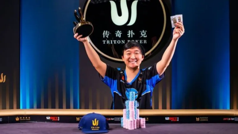 Le discret Rui Cao fait sauter la banque aux Triton Series