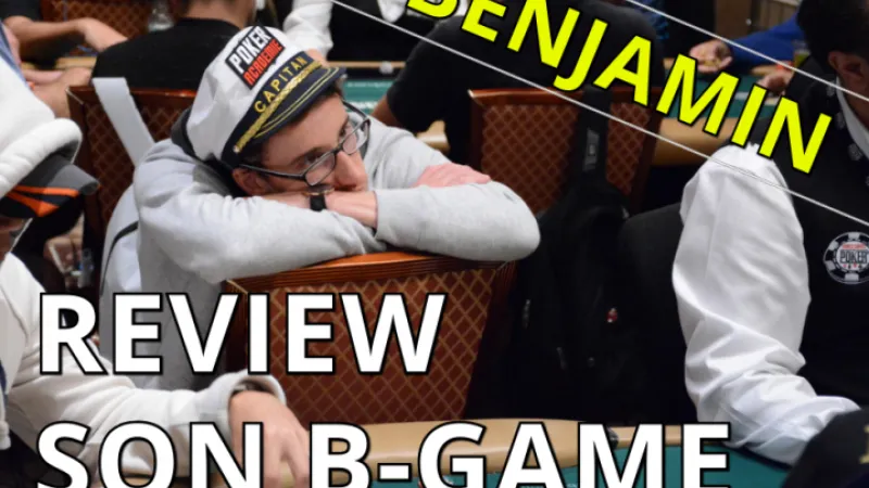 Benjamin review son B-game