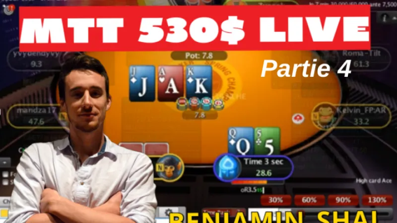 [Replay] Benj joue en live des MTT High Stakes [4/5]
