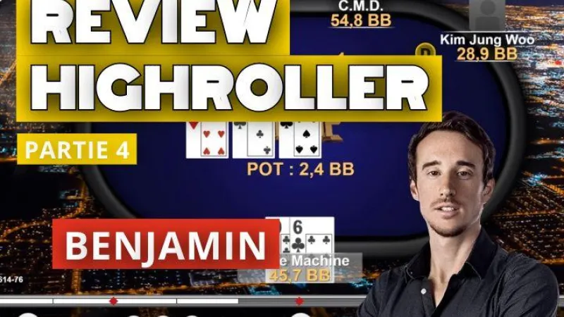 Benj review sa victoire du 500€ High Roller des Mini WSOP - Part4