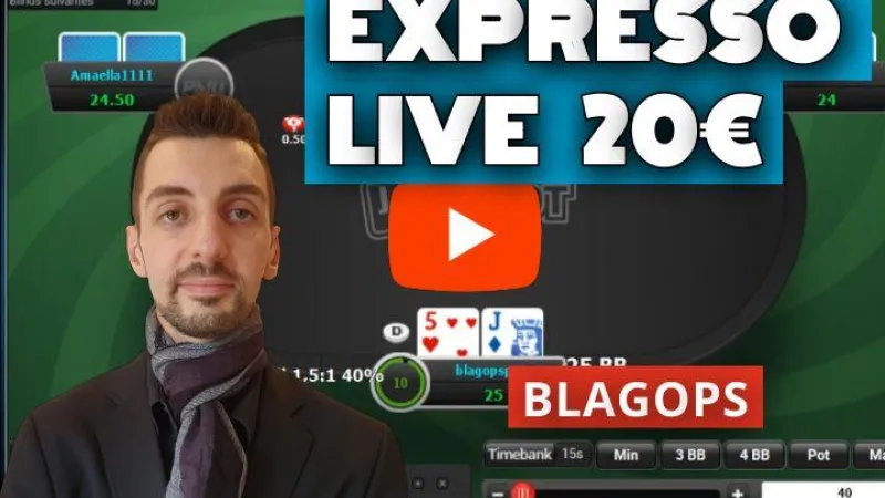 Blagops en live sur les SNG Jackpot 20€
