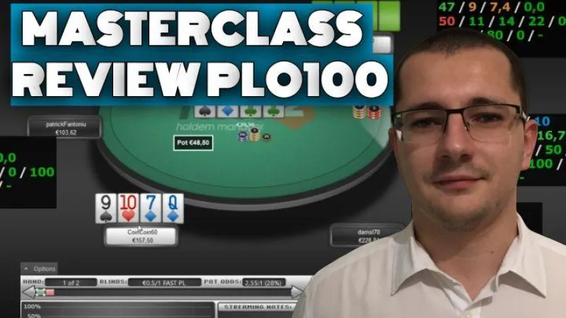 Comment travailler son jeu post session et analyse de 2 spots de PLO100