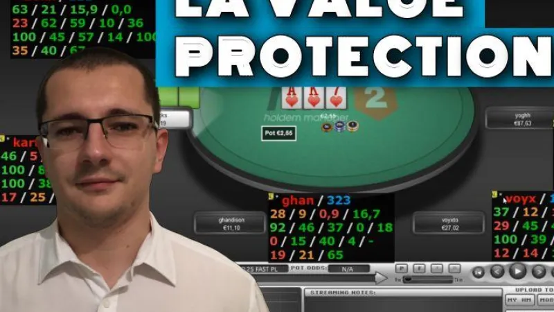 Le jeu post flop en PLO (1) - La value protection