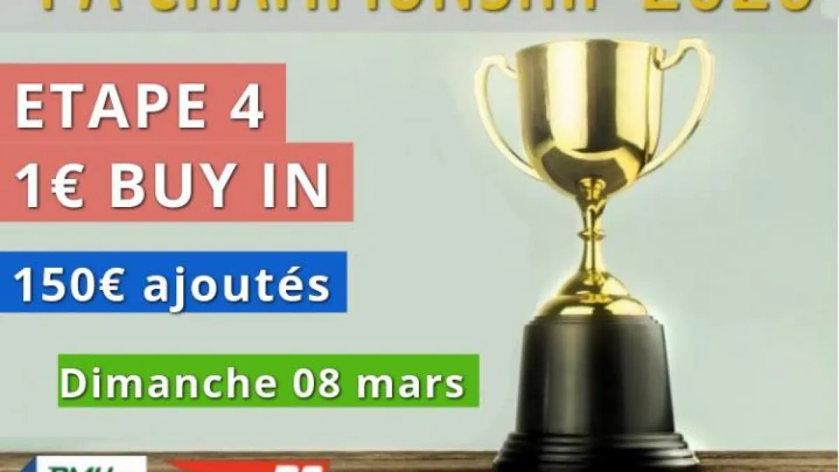 Championnat PA 2020 - Etape 4 (150€ ajoutés)
