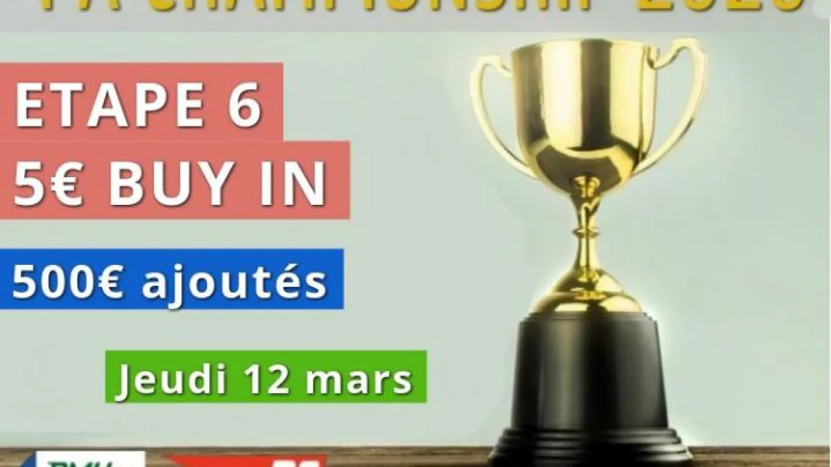 Championnat PA 2020 - Etape 6 (500€ ajoutés)
