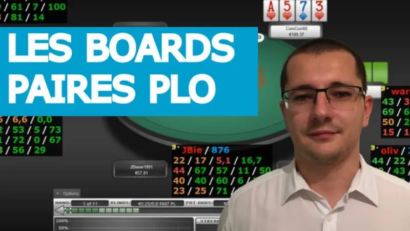 Les boards pairés en PLO