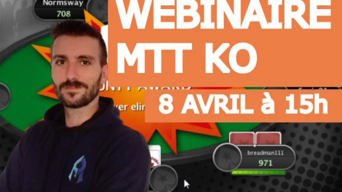 Webinaire MTT : Initiation aux tournois KO avec Sburnoz !