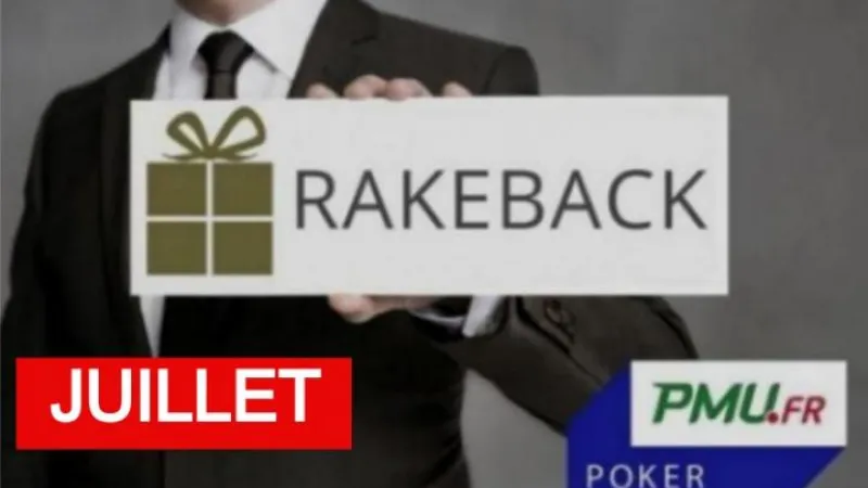 La promo rakeback Poker Académie de juillet sur PMU Poker ! 