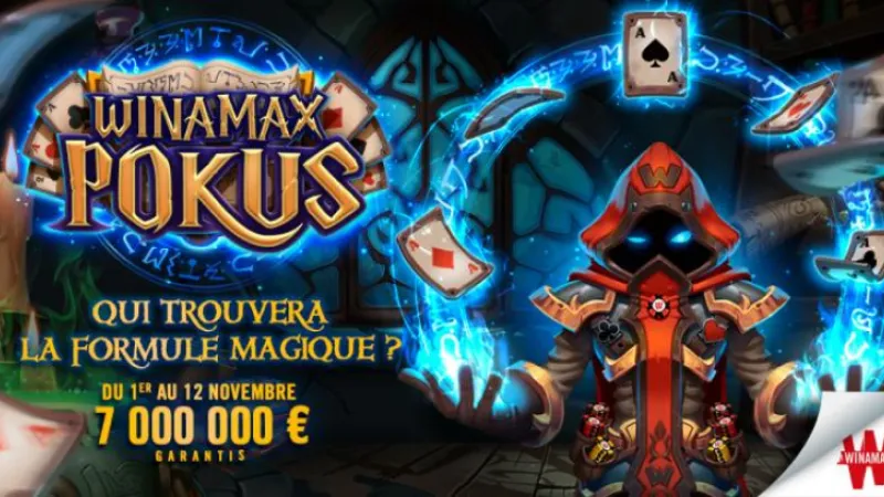 7 millions d'euros garantis comme par magie avec Winamax Pokus