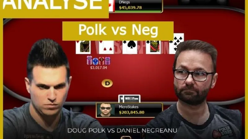 Negreanu vs Polk Match 1  - Un call étonnant !