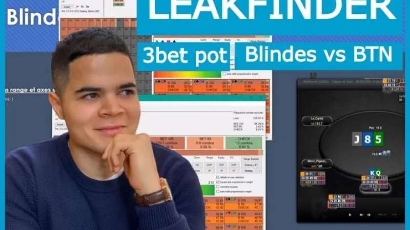 Leakfinder en NL10 (2) : Blinde vs BTN - 3bet pot (Attaque)