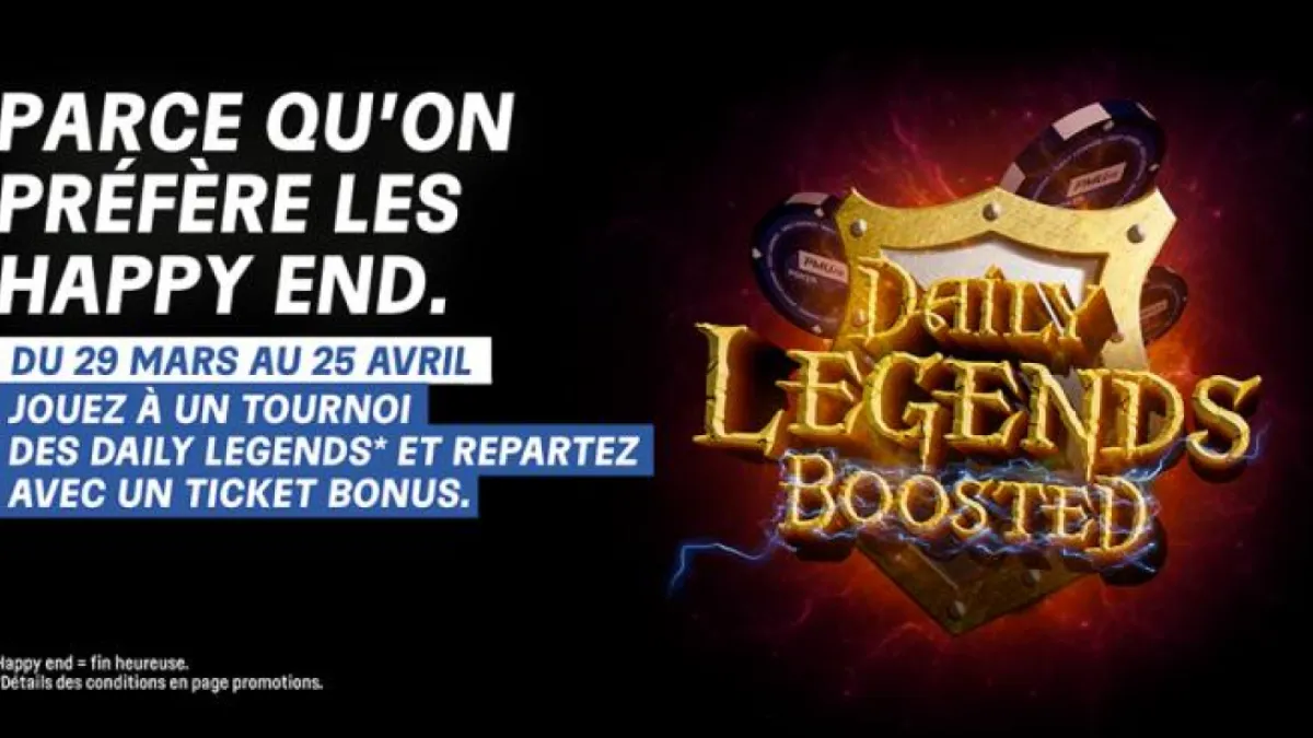 Boosted Daily Legends : Des tickets à gagner tous les jours sur PMU