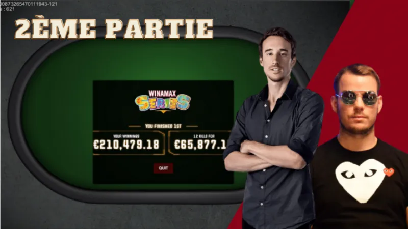 La Win du 4 Million Event : Benj analyse la TF avec le grand vainqueur (2)