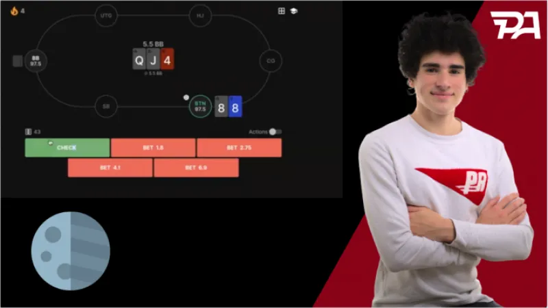 La face cachée du cbet flop (1) - BTN vs BB