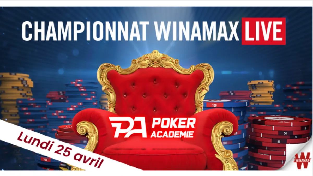 PokAc Winamax Live 2 (3): 2 500€ ajoutés (2€)